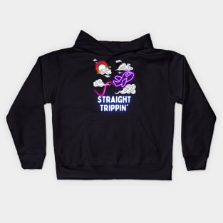 Straight Trippin Traveler Kids Hoodie